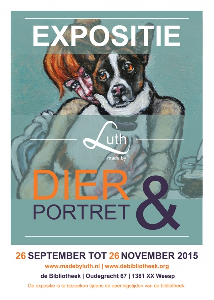 flyer Made by Luth - expositie in bibliotheek Weesp 2015