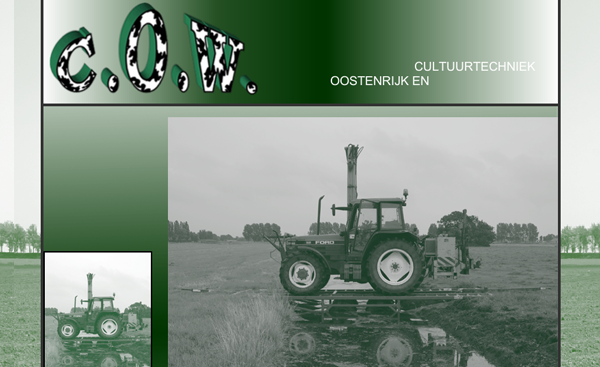 www.cowcultuurtechniek.nl - vorige websiteversie