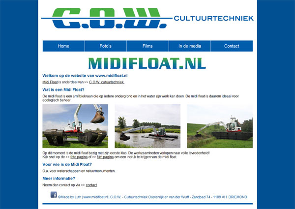 www.midifloat.nl - offline - wegens verkoop machine